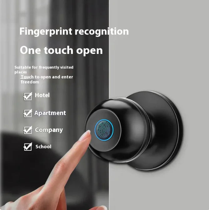 Smart Fingerprint Door Lock – Keyless Biometric Security
