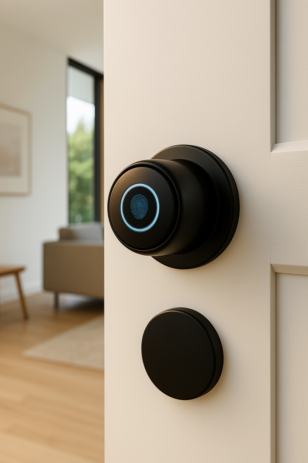 AeroLock™ Smart Fingerprint Door Knob