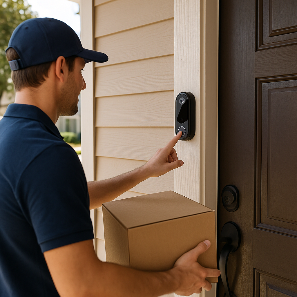 🔔 Wi-Fi Video Doorbell – Never Miss a Visitor Again, Even When You're Away