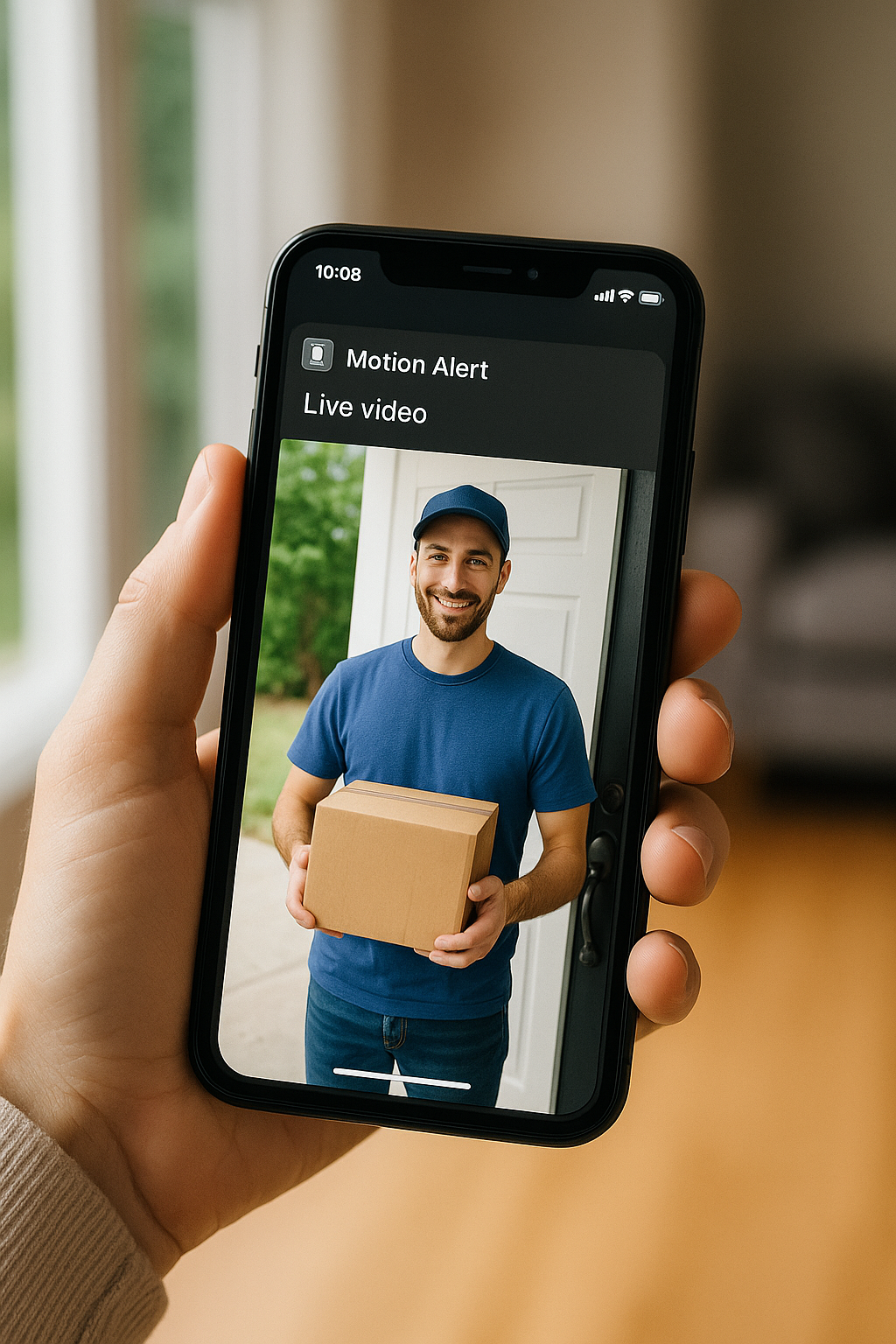🔔 Wi-Fi Video Doorbell – Never Miss a Visitor Again, Even When You're Away
