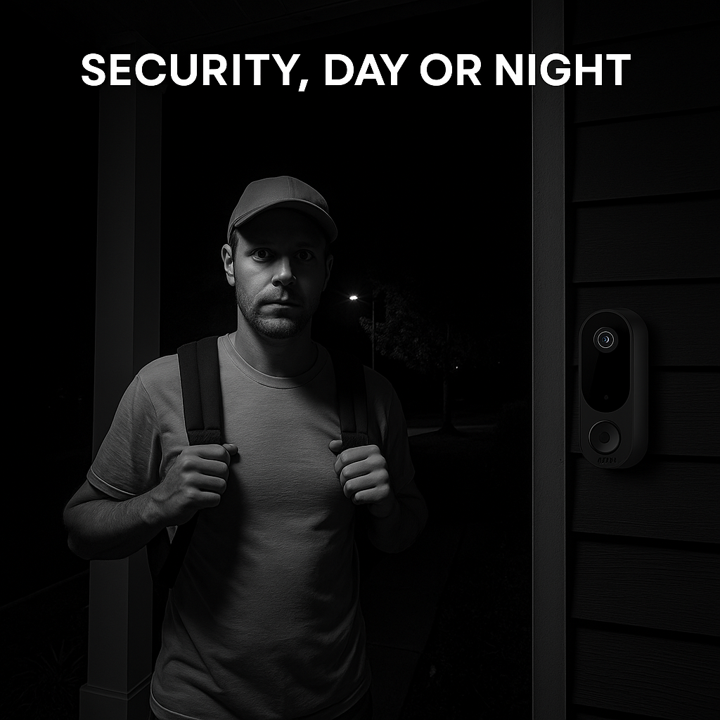 🔔 Wi-Fi Video Doorbell – Never Miss a Visitor Again, Even When You're Away