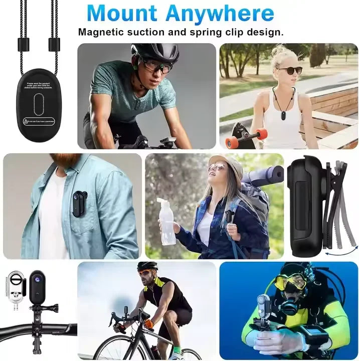 📹 Magnetic Action Camera – Capture 4K Adventures Without the GoPro Price