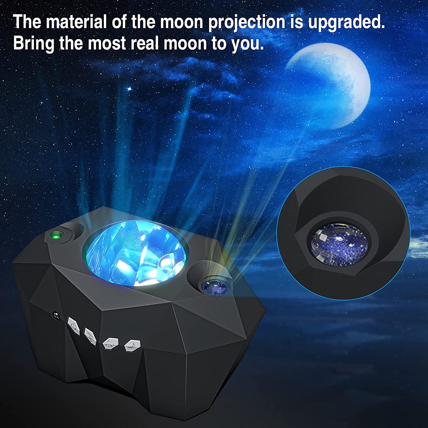 🌌 Northern Lights Star Projector – Transform Any Room Into a Galaxy