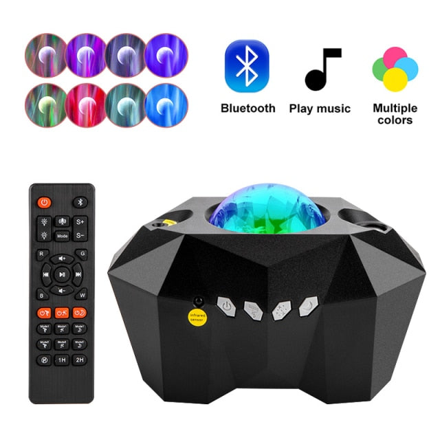 🌌 Northern Lights Star Projector – Transform Any Room Into a Galaxy